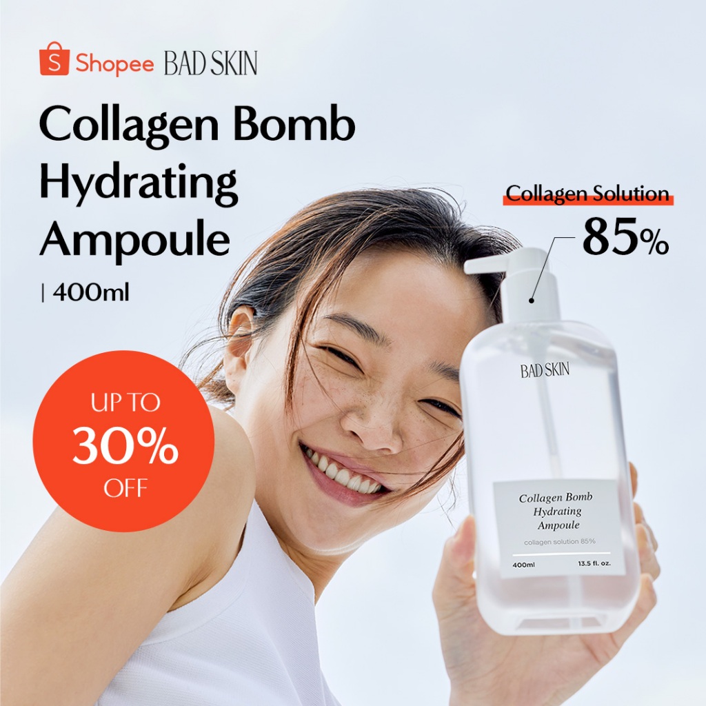 [BADSKIN Official] Collagen Bomb Hydrating Ampoule 400 ml