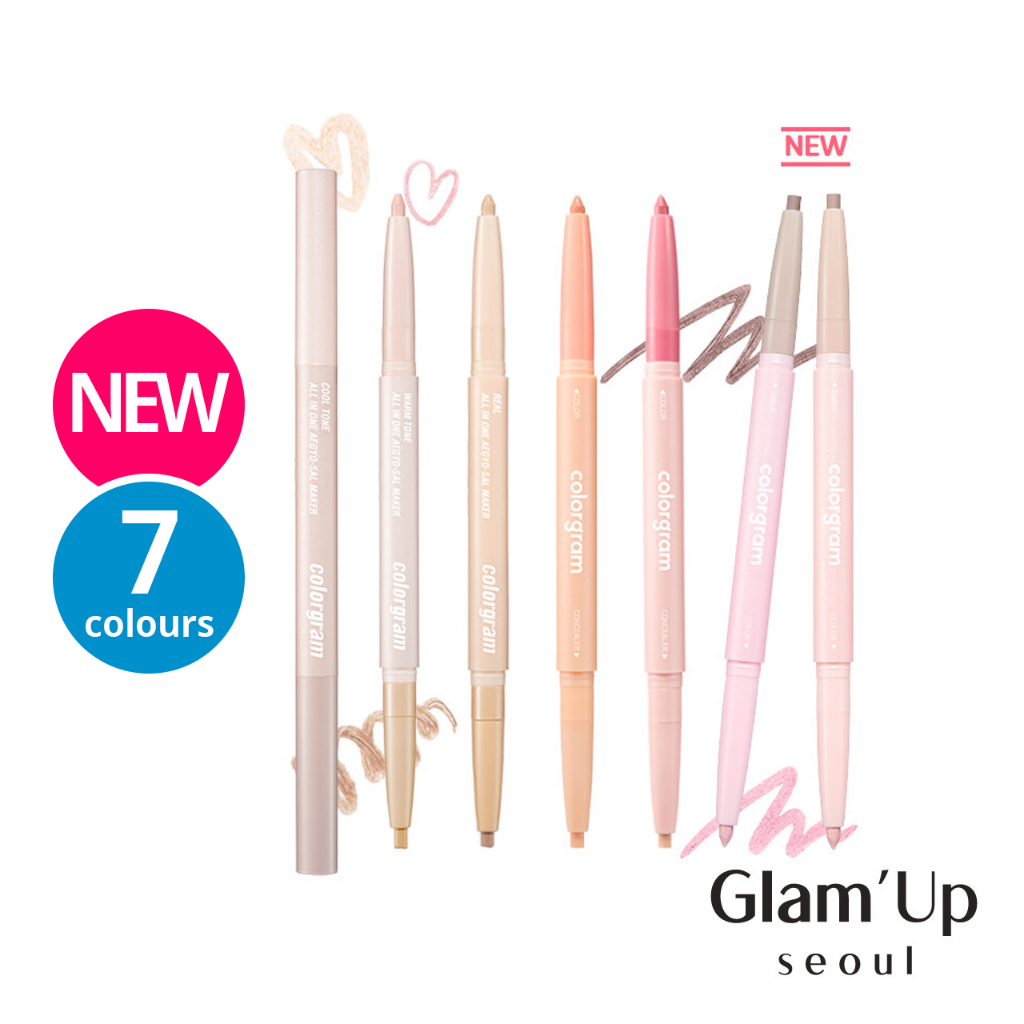 [Colorgram] All in One aegyo เครื่องทําซัล (5 สี) aegyosal Under Eye fat Glitter Colorglam Korea