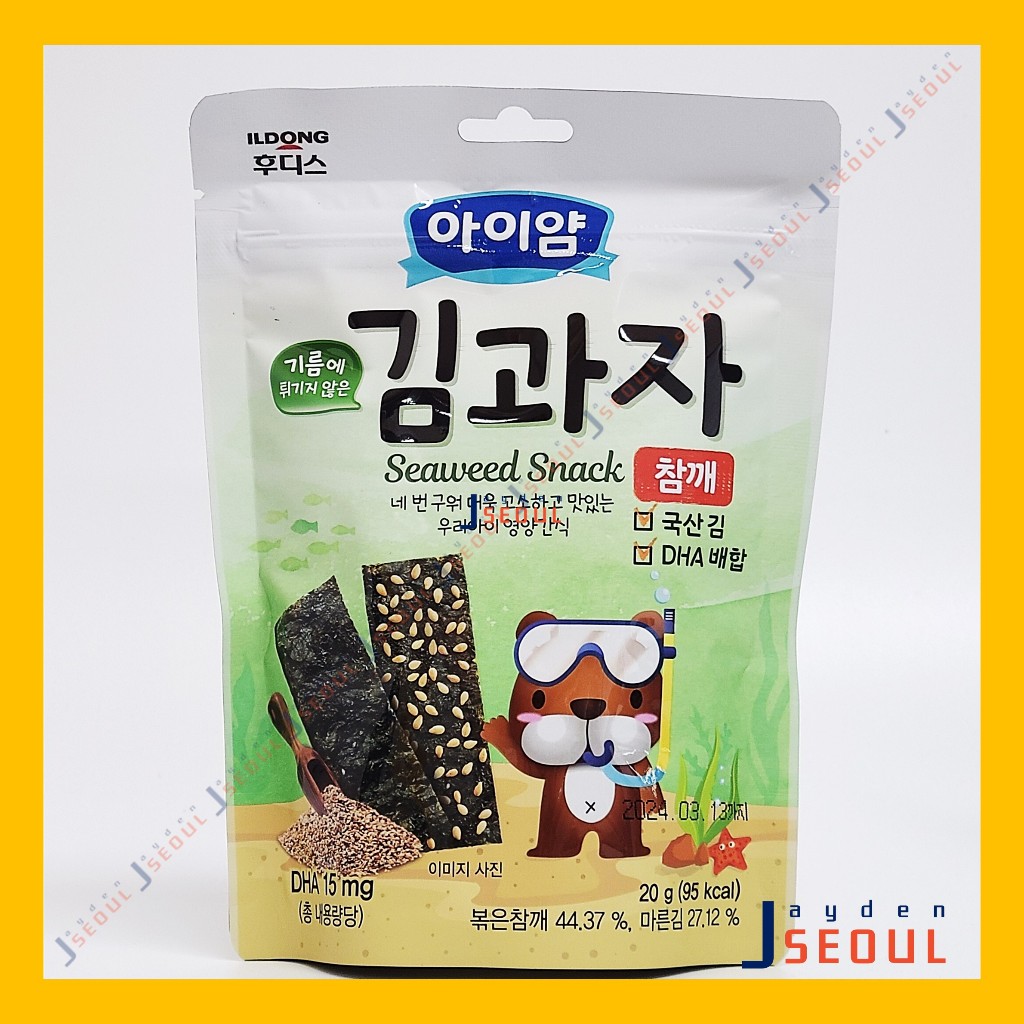 [ILDONG FOODIS] I YAM Seaweed Snack - งา