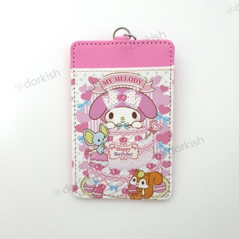Sanrio My Melody Happy Birthday Ezlink Card Holder พร้อมพวงกุญแจ