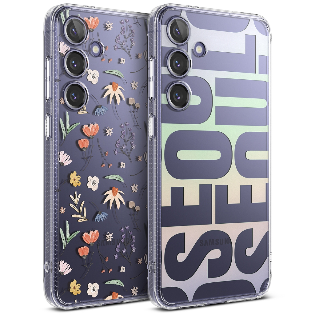 Ringke Fusion Design เคสโทรศัพท์มือถือแบบใส ธรรมชาติ สําหรับ Galaxy S24 Plus S24