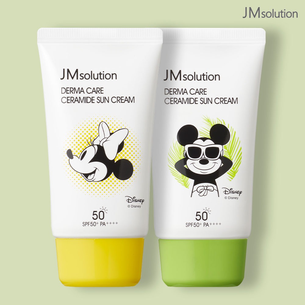 [official] Jmsolution x Disney Derma Care Ceramide ครีมกันแดด 50 มล. / jm solution กันแดด Sunscreen korea Disney sun block