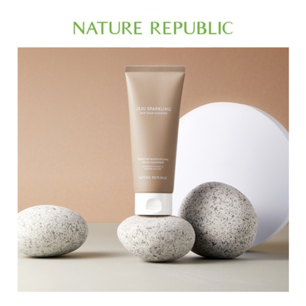 [NATURE Republic] Jeju Sparkling (Mud) โฟมล้างหน้า 150 มล.
