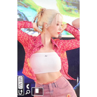 Korea [ AVANDRESS ] vivid-moon terry croptop / VIVIZ Sinb pick ของแท้ 100%