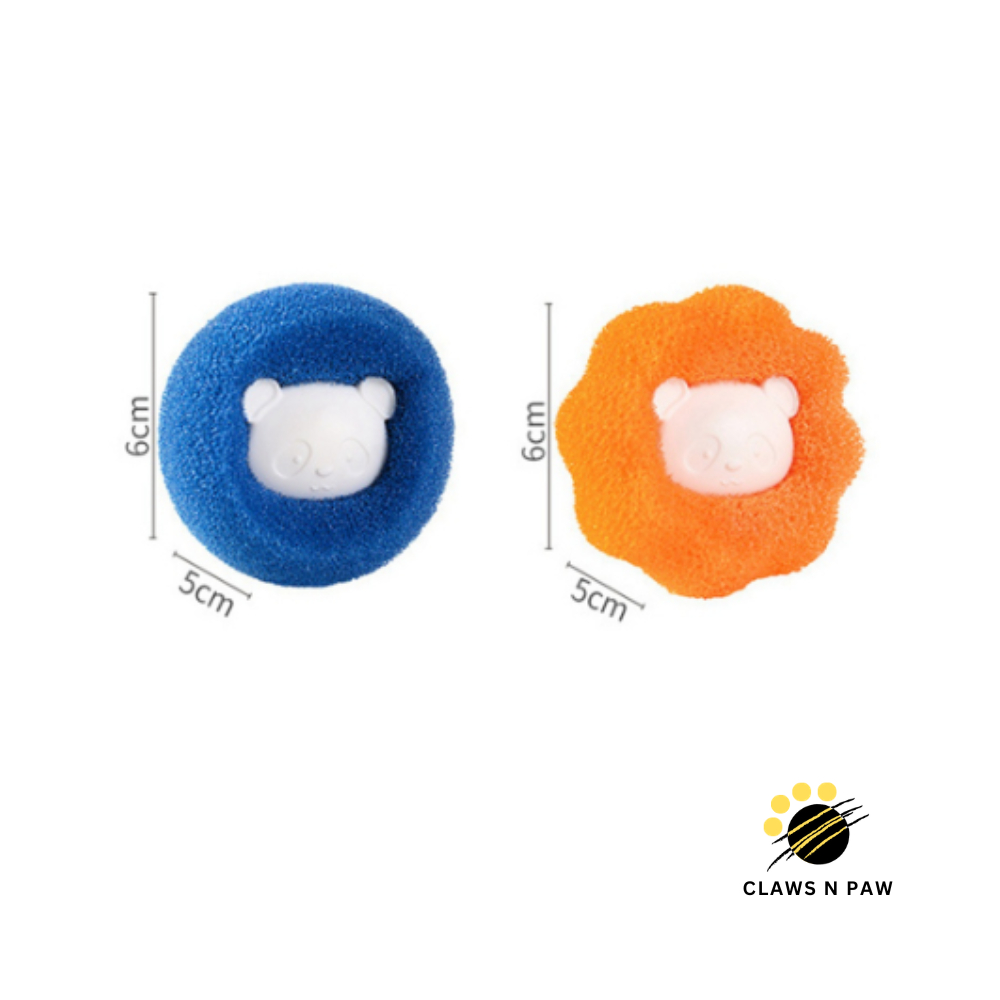 CLAWSnPAW 3 ชิ้น Magic Laundry Ball Pet Hair Remover ชุดทําความสะอาดสําหรับสัตว์เลี้ยงขนขนขนขนขนผม I