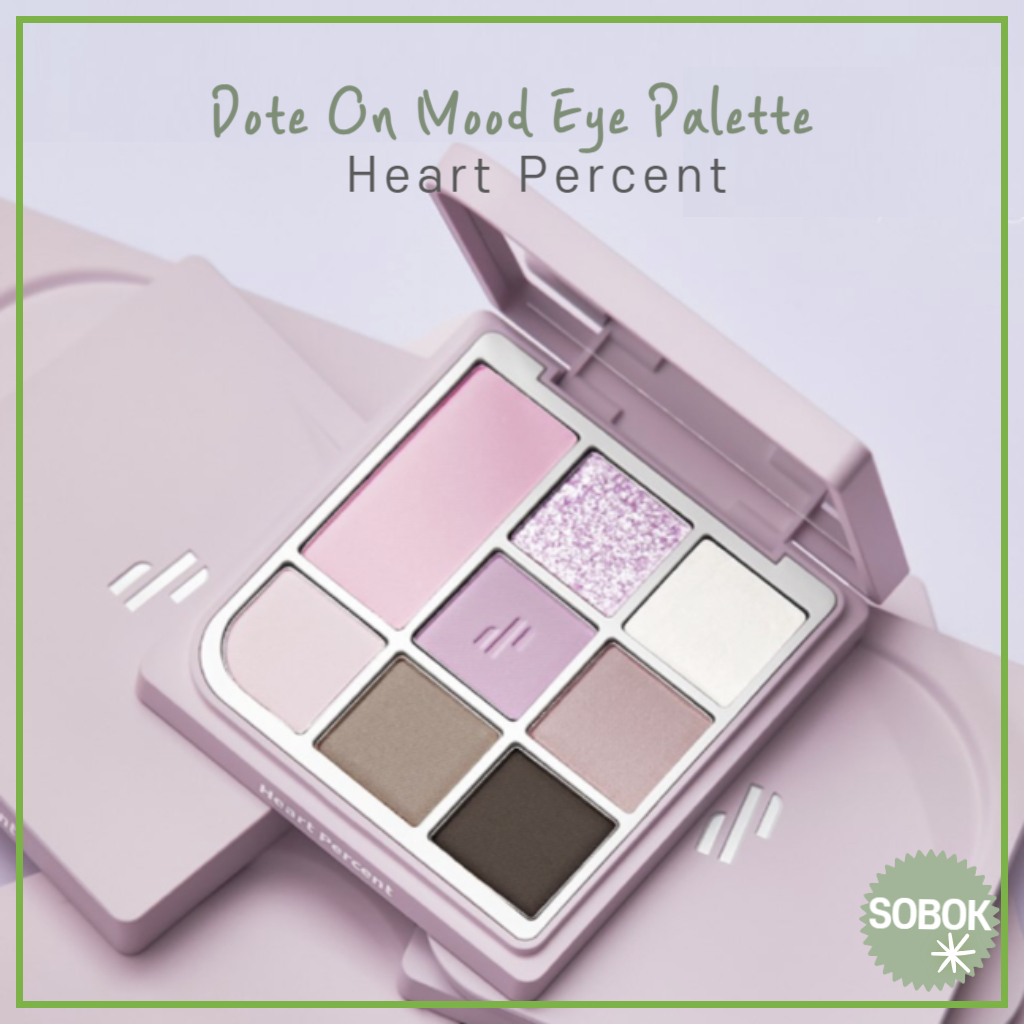 [Heart Percent] Dote On Mood Eye Palette 8 สี พาเลทอายแชโดว์