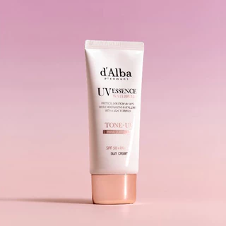 d'Alba UV Essence Waterfull+ Tone-Up Sun Cream SPF 50+ PA++++ 35ml ดัลบา กันแดดเอสเซนส์ วอเตอร์ฟูล+ สูตรโทนอัพ ขนาดพกพา 35ml