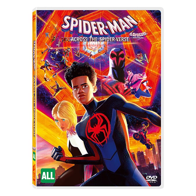แผ่น DVD Spider-Man Across the Spider-Verse สไตล์เกาหลี