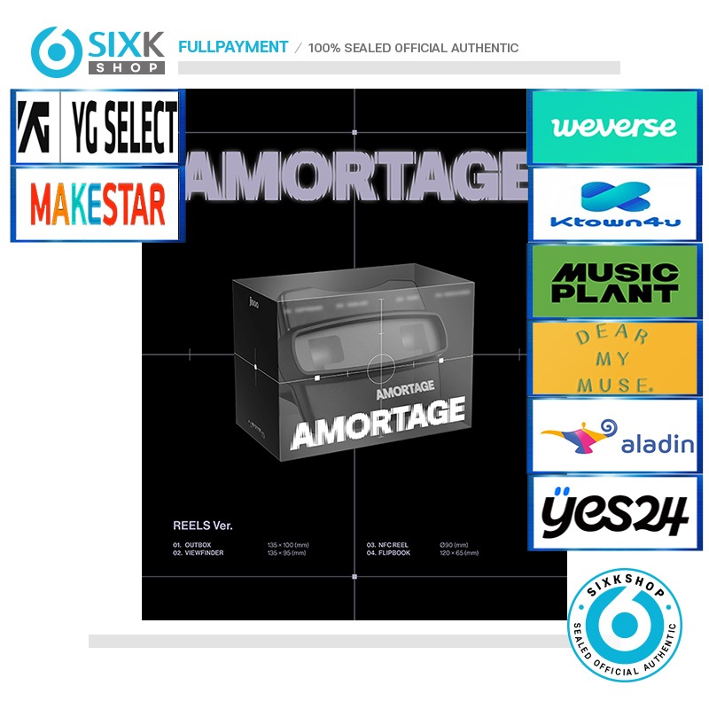 (POB+REELS Ver) JISOO Mini Album [AMORTAGE]