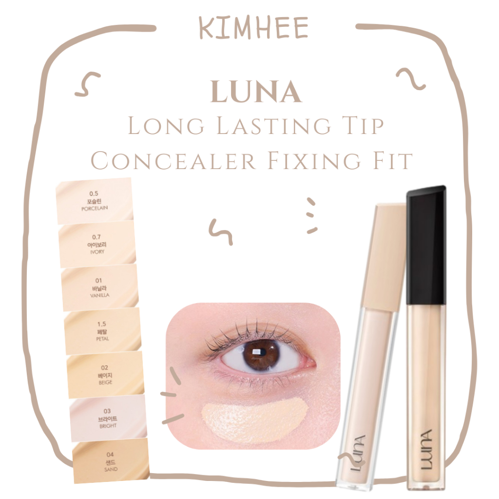 Luna Long Lasting Tip Concealer Cover Fit/Fixing Fit 7.5g