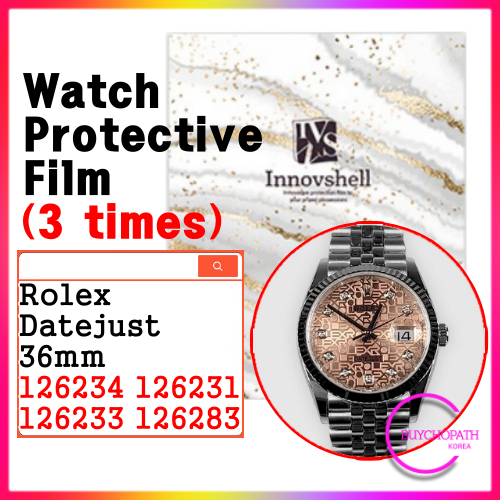 ฟิล์มป้องกัน สําหรับ Rolex Datejust 36 มม. 126231, 126234, 126233, 126283 (3 แผ่น) สติกเกอร์ฟิล์ม ป้