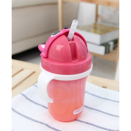[PINKFONG] Pinkfong Baby Shark Handle Straw Water Bottle Collection Hands Baby Kids Cup Shoulder Strap BPA Free [NO.379] - รูปที่ 4