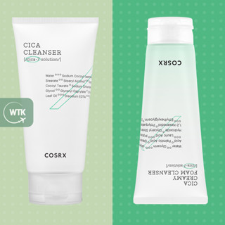 COSRX Pure Fit Cica Cleanser คลีนเซอร์ / ครีมมี่โฟม - Cica-7 โซลูชั่น ผิวบอบบาง