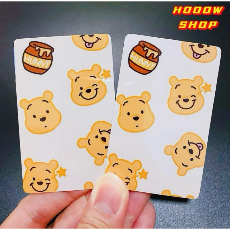 WINNIE THE POOH EZLINK CARD STICKER / POOH EZLINK CARD / สติ๊กเกอร์สะสม / DISNEY CARTOON NFC CARD