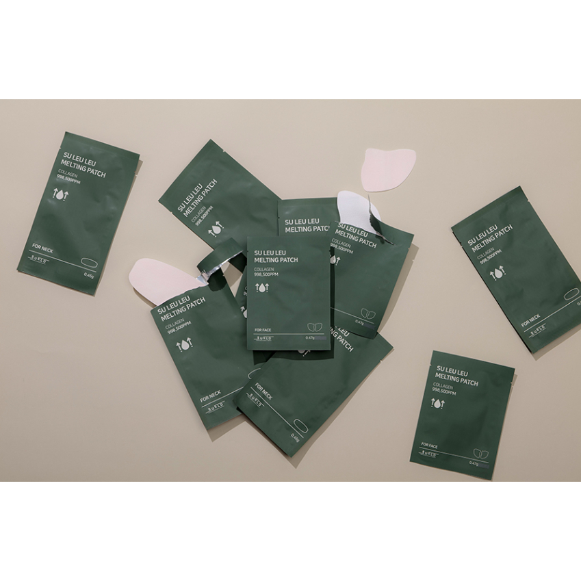 [SUELO] แผ่นคอลลาเจนละลาย Su Leu Leu collagen patch 998,500ppm
