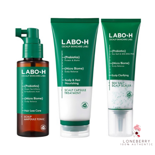 Labo-h Scalp Care Ampoule โทนิค | ทรีทเม้นท์แคปซูล | สเกลเลอร์เกลือทะเล