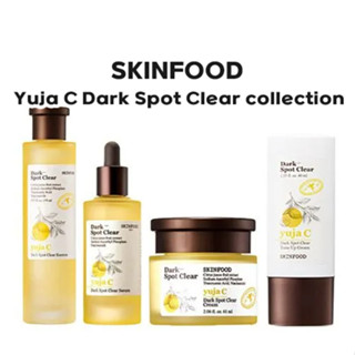 [SKINFOOD] Yuja C collection: Yuja C Dark Spot Clear Serum, Toner, Cream, Tone Up Cream