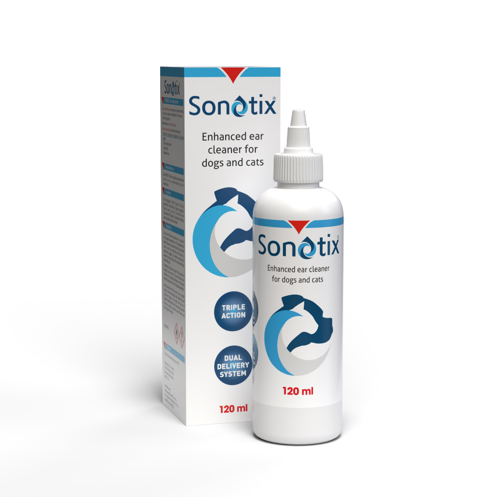 [Vetoquinol] Sonotix for Dogs and Cats 120ml/เครื่องทำความสะอาดหู