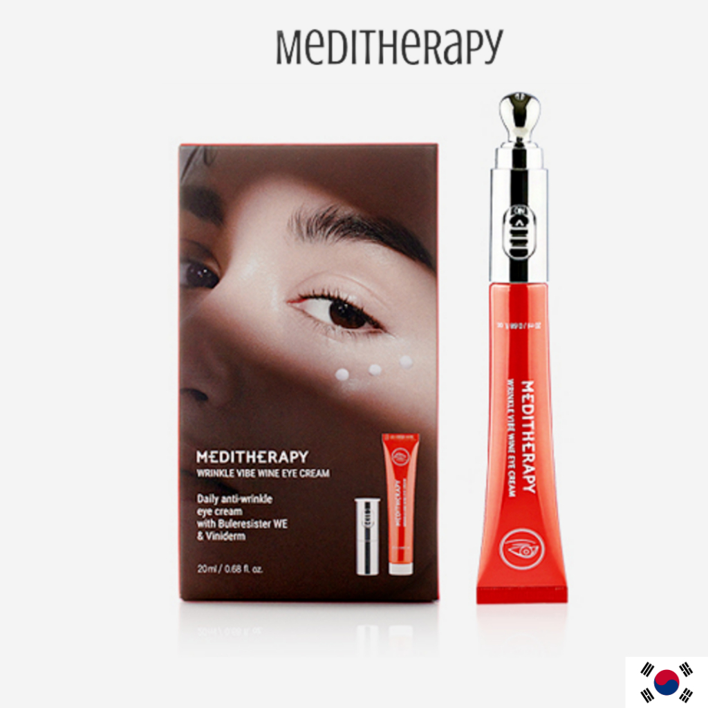 [MEDITHERAPY] Wrinkle Vibe Wine Eye Cream 20ml ครีมบำรุงรอบดวงตา การดูแลริ้วรอย