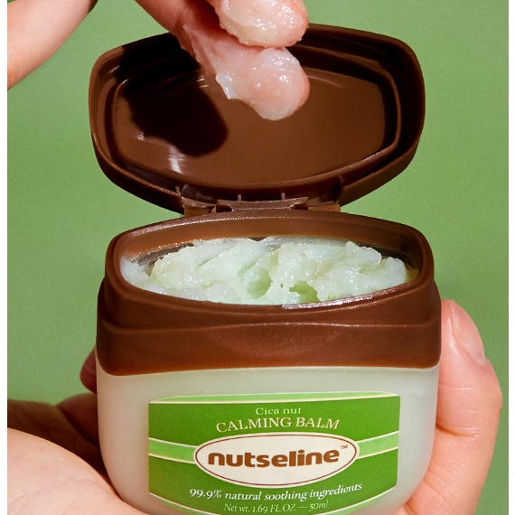 NUTSELINE Cica Nut Calming Balm 50ml บาล์มใบบัวบก ลดรอยแดง ปลอบประโลมผิวไหม้แดด อ่อนโยน ใช้ได้ทั้งครอบครัว สกินแคร์เกาหลี ราคา ถูกที่สุด ดีลบีเคเค แกลเลอรีภาพที่ 5