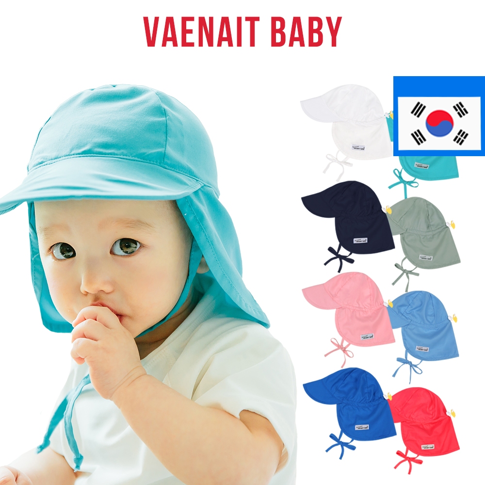 [KOREA Vaenait BABY] หมวกว่ายน้ํา ระบายอากาศ ป้องกันแดด UPF 50+ สําหรับเด็กวัยหัดเดิน -4T