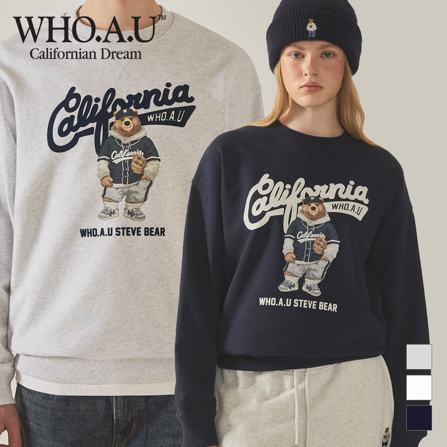 [WHO.AU] เสื้อสเวตเตอร์ภาพ Steve | Whmwf2221u