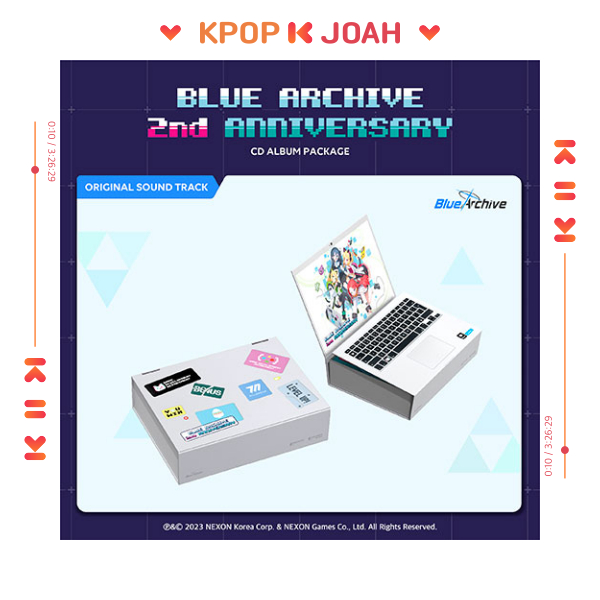 [CD ALBUM PACKAGE] BLUE ARCHIVE - 2ND ANNIVERSARY OST (18th Dec.2023)