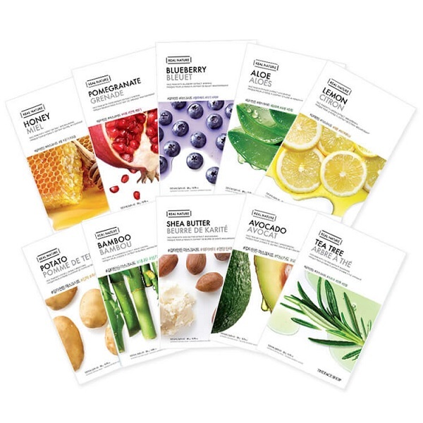 The Face Shop แผ่นมาสก์หน้า ธรรมชาติ 20 กรัม