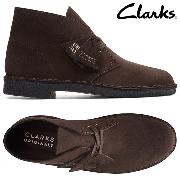 Clarks Originals Desert Boot รองเท้าบูท หนังกลับ สีน้ําตาล สําหรับผู้ชาย