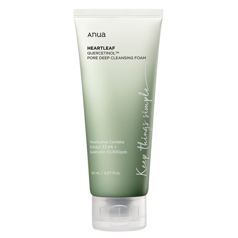Anua Heartleaf Quercetinol Pore Deep Cleanser Foam 5.07 fl.oz / 150ml