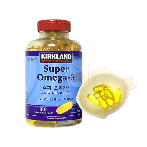 (COSTCO Korea) [KIRKLAND] Super Omega 3 พร้อม EPA + DHA 180 Softgels