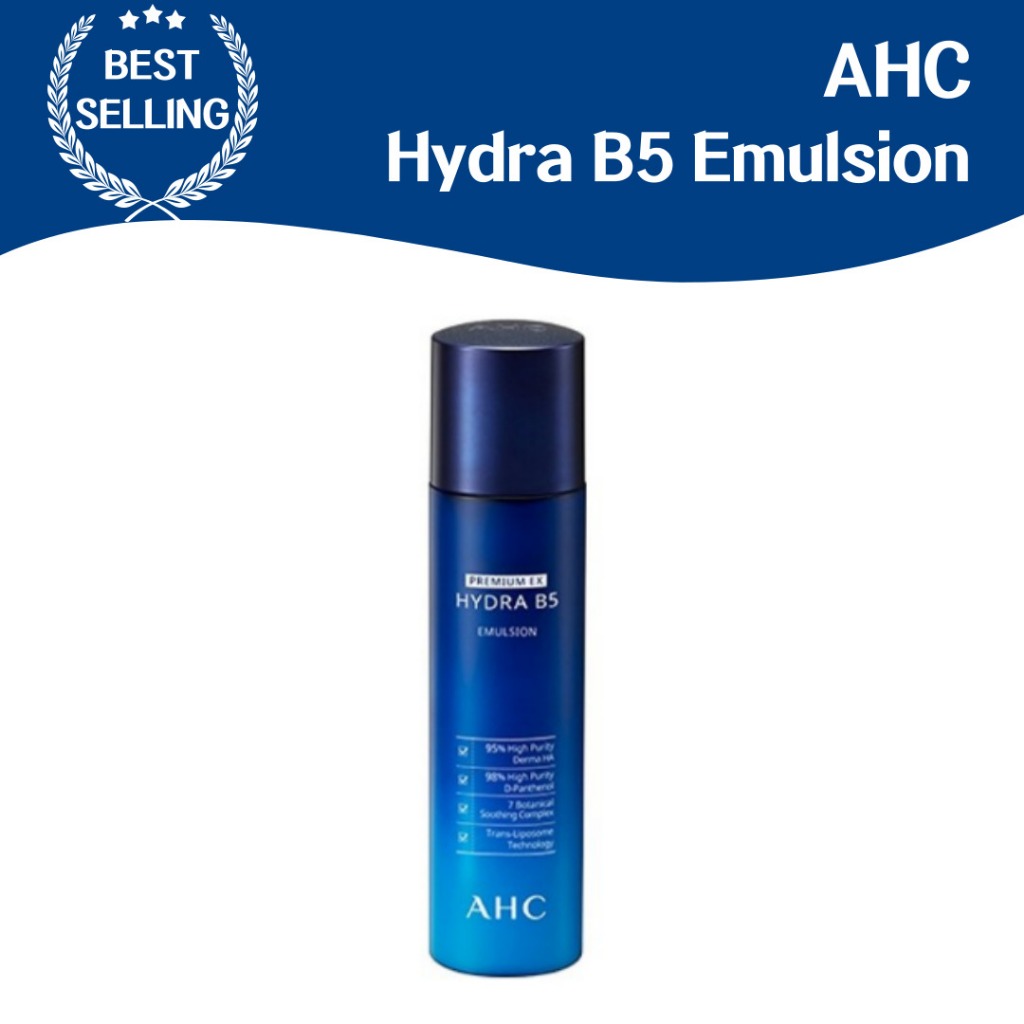 Ahc Premium EX Hydra B5 Emulsion 140 มล . ปรับปรุงริ้วรอย เครื่องสําอางที่ใช้งานได้ กรดไฮยารูลอนิก ก