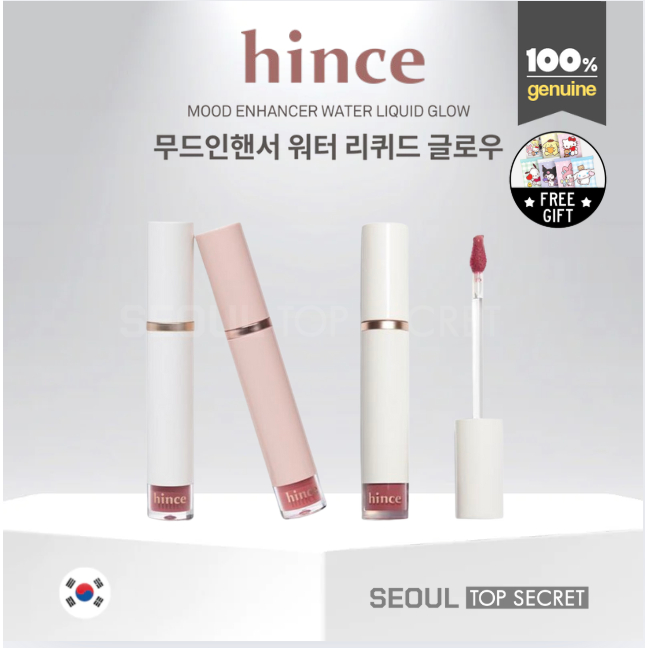 [hince] (NEW) Mood Enhancer Water Liquid Lip Glow 4ml Pink Edition
