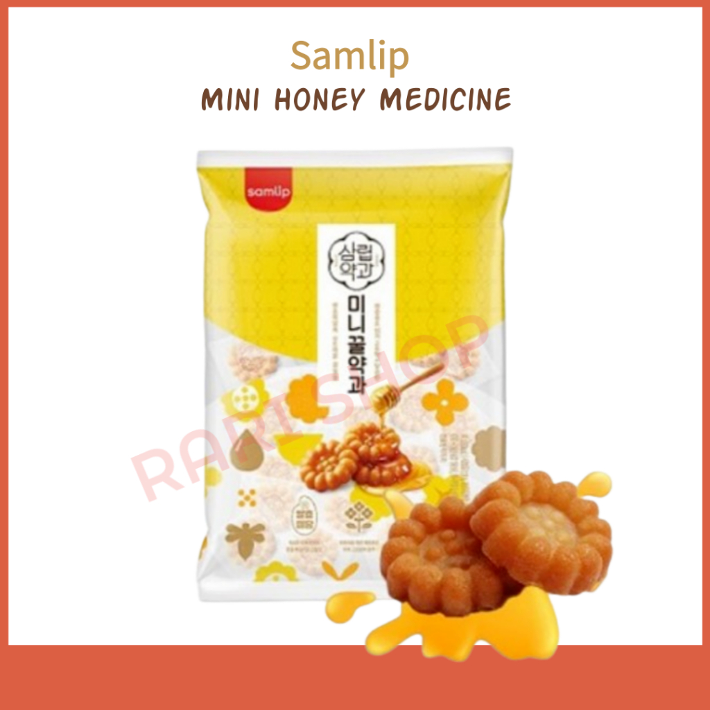 [Samlip] ขนมขบเคี้ยว น้ําผึ้ง ขนาดเล็ก YAKGWA 23P (140 กรัม) 653Kcal 1BAG/ 3BAG สไตล์เกาหลี