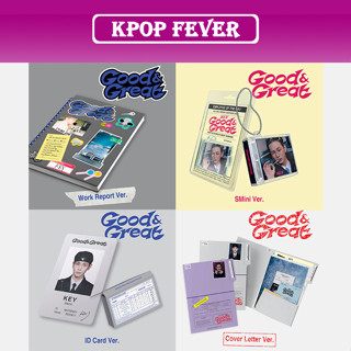 KEY - [Good &amp; Great] (Photo Book Ver. / Paper Ver. / QR Ver. / SMini Ver.) PHOTOCARD SEALED