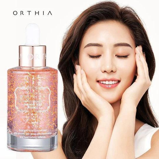 Coreana Orcia Perfect Collagen 24K Rose Gold เอสเซนส์แอมพูล 50 มล.