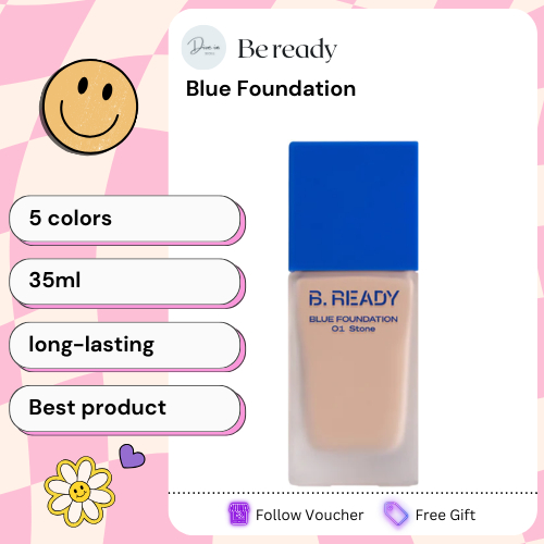 BE READY BLUE Foundation 35ml SPF27+ PA++ 5colors For Man K-Beauty