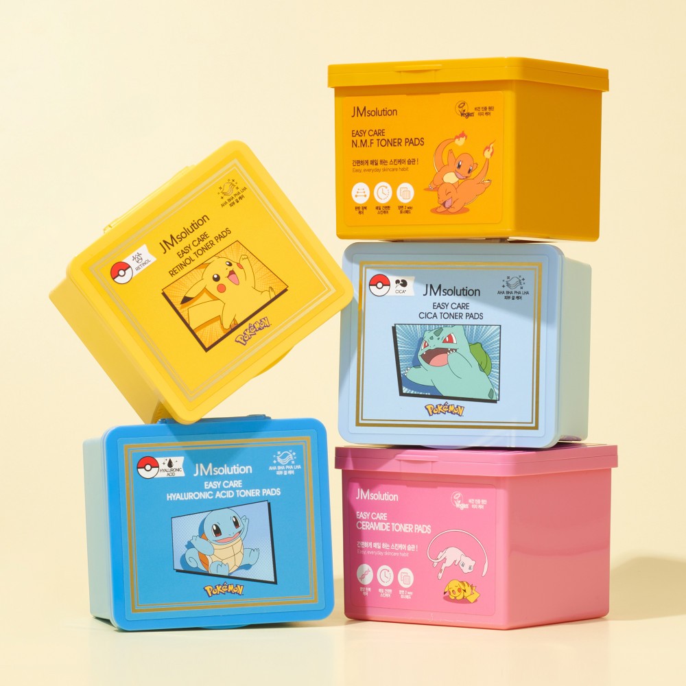 Jm SOLUTION X POKEMON TONER PAD 70EA/4 TYPE/ SHIP จากประเทศเกาหลี