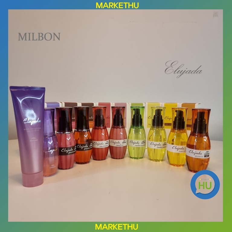 [MILBON ]Elujuda Hair Essence Oil 120ml 10 ประเภท/Leave-In Hair Essence, Serum , Bleach Care Gel Serum