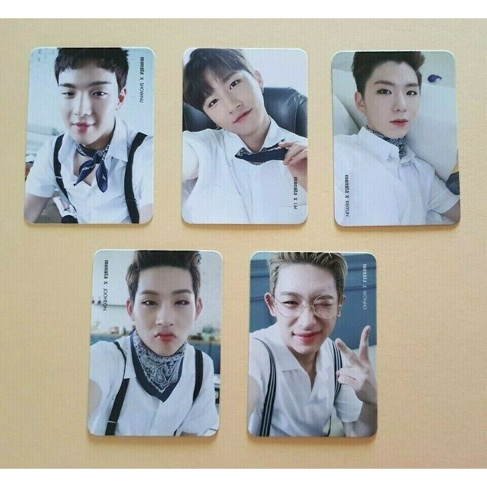 Monsta X PICNIC ใน MONBE WORLD FAN MEEDING Photocard อย่างเป็นทางการ Wonho IM Kihyun