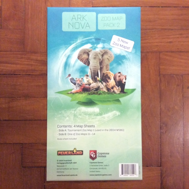 Ark Nova Zoo Map Pack 2 ขยาย