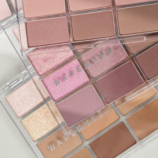 🇰🇷 [Wakemake] (New/24colors) Soft Blurring 16 Eye palettes Eye shadow Olive Young Korea - รูปที่ 3