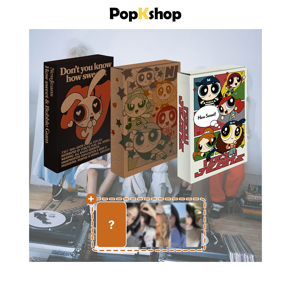 [ของแถม] NewJeans NJ Double Single Album [ How Sweet ] Weverse Albums ver NJZ