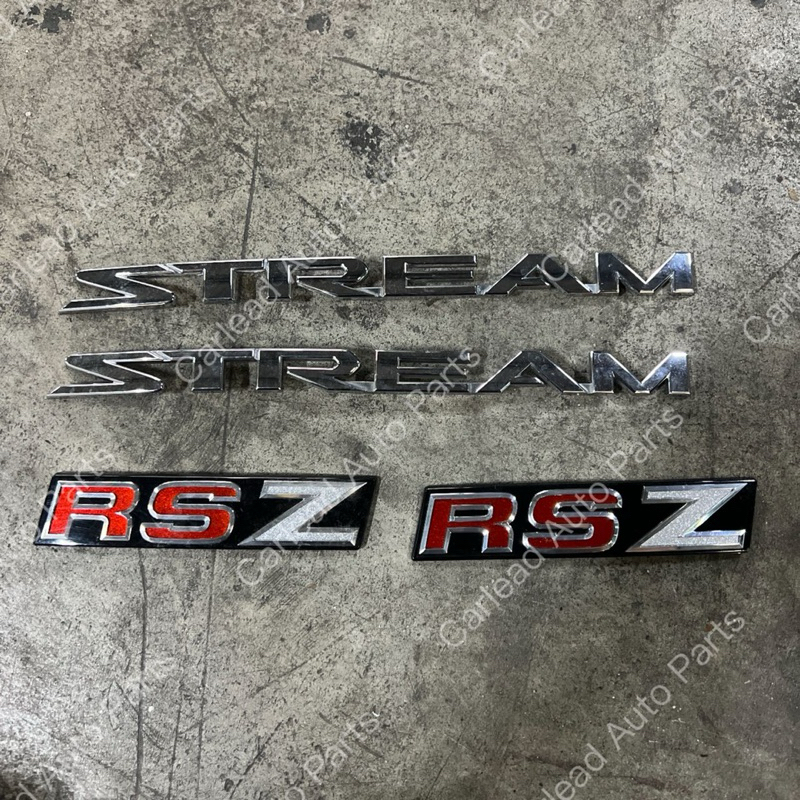 โลโก้ Honda Stream RN6 RN8 Emblem RSZ นําเข้าจากประเทศญี่ปุ่นใช้แล้ว