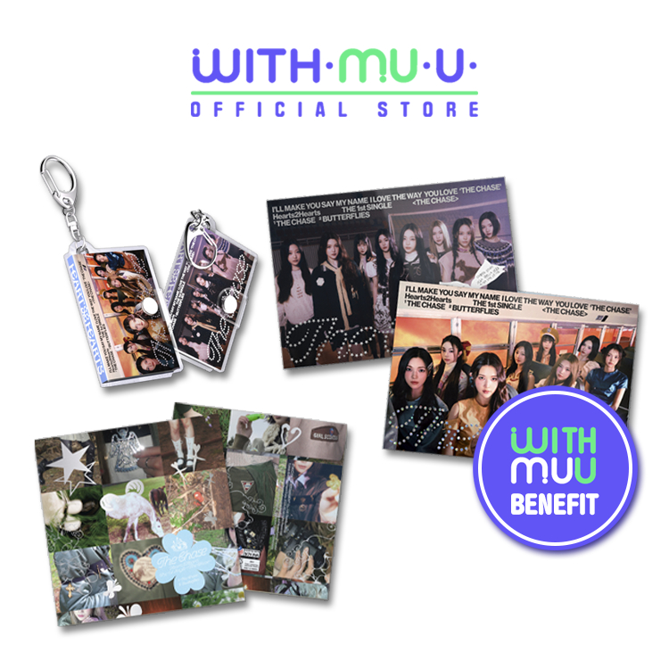 [พร้อมส่ง] HEARTS2HEARTS - [The Chase] 1st Single Album [อัลบั้ม H2H] (WITHMUU POB)