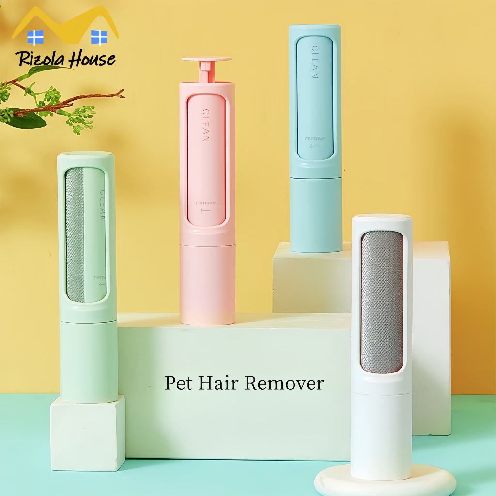 SGLint Roller เครื่องกําจัดขนสัตว์เลี้ยงแบบพกพา 2-1 เสื้อผ้าแบบใช้ซ้ําได้ Mini Lint Roller Lint Remo