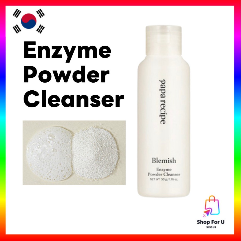 [ สูตรpapapa ] Blemish Enzyme Powder Cleanser 50g Enzyme Face Wash Foam ทําความสะอาด