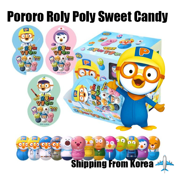 [Pororo] Roly Poly Sweet Candy Flipperz 1pcs(10g)1pcs Random dispatch จาก 13 แบบ!