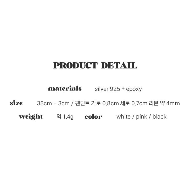 [ Engbrox ] [เงิน 925][ใส่ตาเอียน] สร้อยคอหัวใจรัก - 3 สี เกาหลี ของแท้ 100% - รูปที่ 6