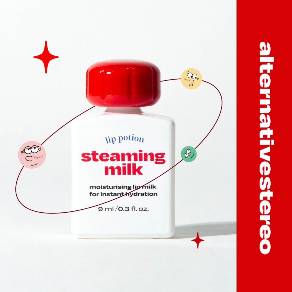 [alternative stereo] Steaming milk 9ml สเตอริโอทางเลือก นมนึ่ง 9 มล | ลิปสติก ลิปกลอส เพิ่มความชุ่มชื้น ติดทนนาน